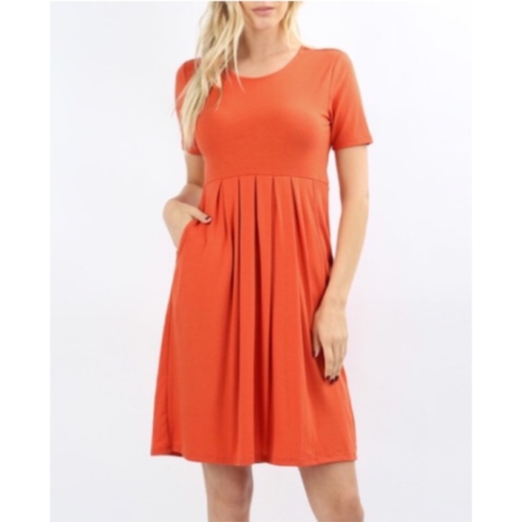 Zenana Outfitters Dresses & Skirts - Copper Summer Dress (Medium Left)